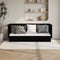 vidaXL - Slaapbank - 75x190 - cm - massief - grenenhout - zwart