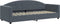 vidaXL - Slaapbank - 80x200 - cm - fluweel - donkergrijs