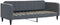 vidaXL - Slaapbank - 80x200 - cm - fluweel - donkergrijs