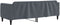 vidaXL - Slaapbank - 80x200 - cm - fluweel - donkergrijs