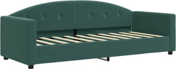 vidaXL - Slaapbank - 80x200 - cm - fluweel - donkergroen
