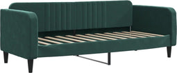 vidaXL - Slaapbank - 80x200 - cm - fluweel - donkergroen