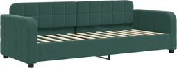vidaXL - Slaapbank - 80x200 - cm - fluweel - donkergroen
