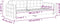 vidaXL - Slaapbank - 80x200 - cm - fluweel - donkergroen