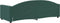 vidaXL - Slaapbank - 80x200 - cm - fluweel - donkergroen