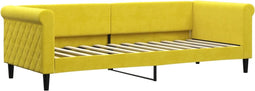 vidaXL - Slaapbank - 80x200 - cm - fluweel - geel
