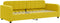 vidaXL - Slaapbank - 80x200 - cm - fluweel - geel