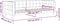 vidaXL - Slaapbank - 80x200 - cm - fluweel - geel