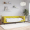 vidaXL - Slaapbank - 80x200 - cm - fluweel - geel