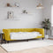 vidaXL - Slaapbank - 80x200 - cm - fluweel - geel