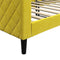 vidaXL - Slaapbank - 80x200 - cm - fluweel - geel