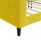 vidaXL - Slaapbank - 80x200 - cm - fluweel - geel