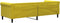 vidaXL - Slaapbank - 80x200 - cm - fluweel - geel