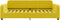 vidaXL - Slaapbank - 80x200 - cm - fluweel - geel