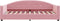 vidaXL - Slaapbank - 80x200 - cm - fluweel - roze