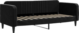 vidaXL - Slaapbank - 80x200 - cm - fluweel - zwart