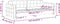 vidaXL - Slaapbank - 80x200 - cm - fluweel - zwart