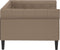 vidaXL - Slaapbank - 80x200 - cm - kunstleer - cappuccinokleurig