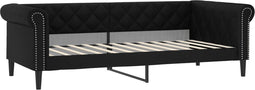 vidaXL - Slaapbank - 80x200 - cm - kunstleer - zwart