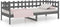 vidaXL - Slaapbank - 80x200 - cm - massief - grenenhout - grijs