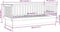 vidaXL - Slaapbank - 80x200 - cm - massief - grenenhout - grijs