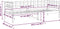 vidaXL - Slaapbank - 80x200 - cm - massief - grenenhout - grijs