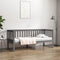 vidaXL - Slaapbank - 80x200 - cm - massief - grenenhout - grijs