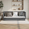 vidaXL - Slaapbank - 80x200 - cm - massief - grenenhout - grijs