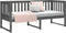 vidaXL - Slaapbank - 80x200 - cm - massief - grenenhout - grijs