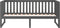 vidaXL - Slaapbank - 80x200 - cm - massief - grenenhout - grijs