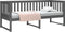 vidaXL - Slaapbank - 80x200 - cm - massief - grenenhout - grijs