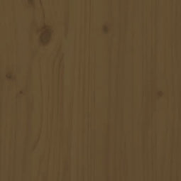 vidaXL - Slaapbank - 80x200 - cm - massief - grenenhout - honingbruin