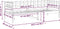 vidaXL - Slaapbank - 80x200 - cm - massief - grenenhout - honingbruin