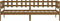 vidaXL - Slaapbank - 80x200 - cm - massief - grenenhout - honingbruin