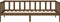 vidaXL - Slaapbank - 80x200 - cm - massief - grenenhout - honingbruin
