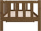 vidaXL - Slaapbank - 80x200 - cm - massief - grenenhout - honingbruin