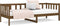 vidaXL - Slaapbank - 80x200 - cm - massief - grenenhout - honingbruin