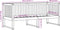 vidaXL - Slaapbank - 80x200 - cm - massief - grenenhout - wit