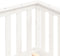 vidaXL - Slaapbank - 80x200 - cm - massief - grenenhout - wit