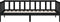 vidaXL - Slaapbank - 80x200 - cm - massief - grenenhout - zwart
