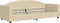 vidaXL - Slaapbank - 80x200 - cm - stof - crèmekleurig