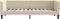 vidaXL - Slaapbank - 80x200 - cm - stof - crèmekleurig