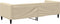 vidaXL - Slaapbank - 80x200 - cm - stof - crèmekleurig