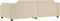 vidaXL - Slaapbank - 80x200 - cm - stof - crèmekleurig