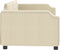 vidaXL - Slaapbank - 80x200 - cm - stof - crèmekleurig