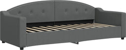 vidaXL - Slaapbank - 80x200 - cm - stof - donkergrijs