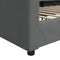 vidaXL - Slaapbank - 80x200 - cm - stof - donkergrijs