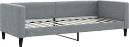 vidaXL - Slaapbank - 80x200 - cm - stof - lichtgrijs