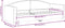 vidaXL - Slaapbank - 80x200 - cm - stof - lichtgrijs