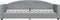 vidaXL - Slaapbank - 80x200 - cm - stof - lichtgrijs